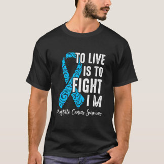 Camiseta Vivir es luchar contra mi sobreviviente de cáncer