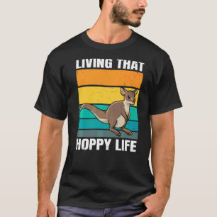 Camiseta Vivir Esa Vida Adorable Pun Para Un Canguro Wallab