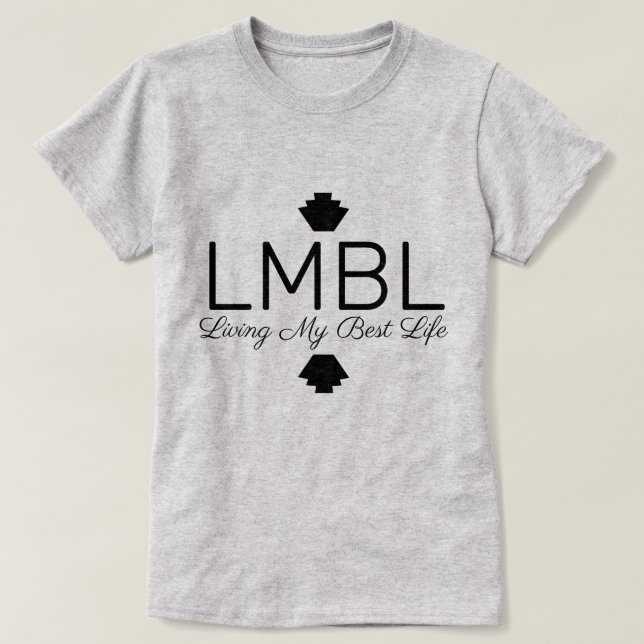 Camiseta Vivir la mejor vida (Diseño del anverso)