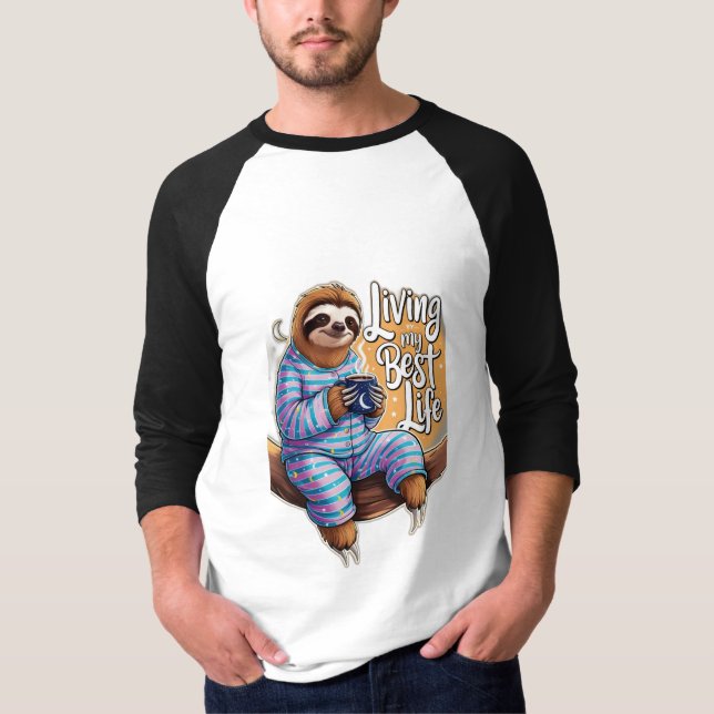 Camiseta Vivir la mejor vida (Anverso)