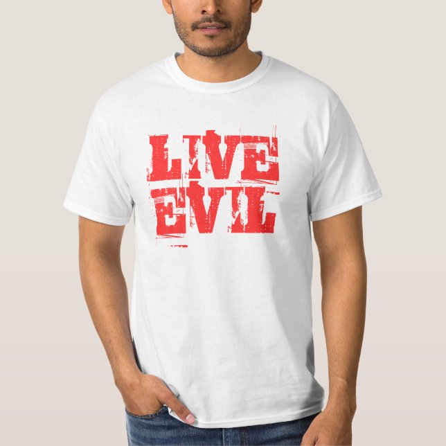 Camiseta Vivir mal (Anverso)