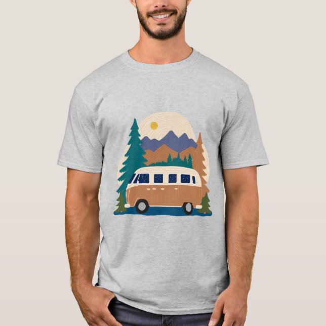 Camiseta Vivir por el viaje (Anverso)
