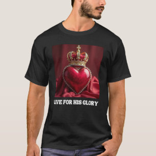 Camiseta Vivir por su gloria - Propósito en cada paso