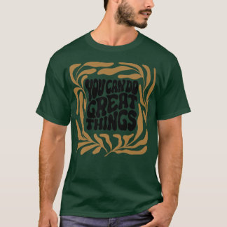 Camiseta Vivir Positivamente Hombres Mujeres Ropa de Moda V