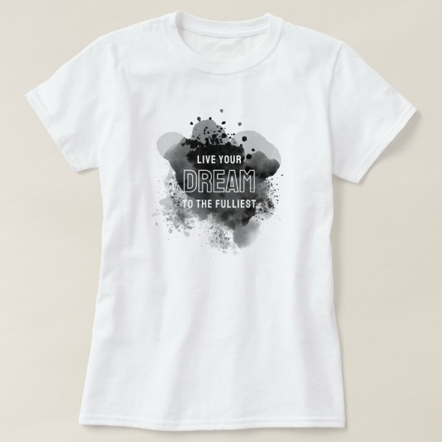 Camiseta Vivir tu sueño (Diseño del anverso)