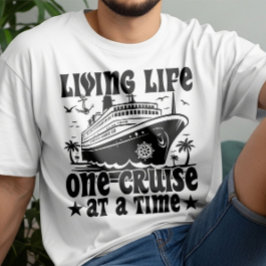Camiseta Vivir Una Vida Un Cruise A La Vez Vacaciones Famil