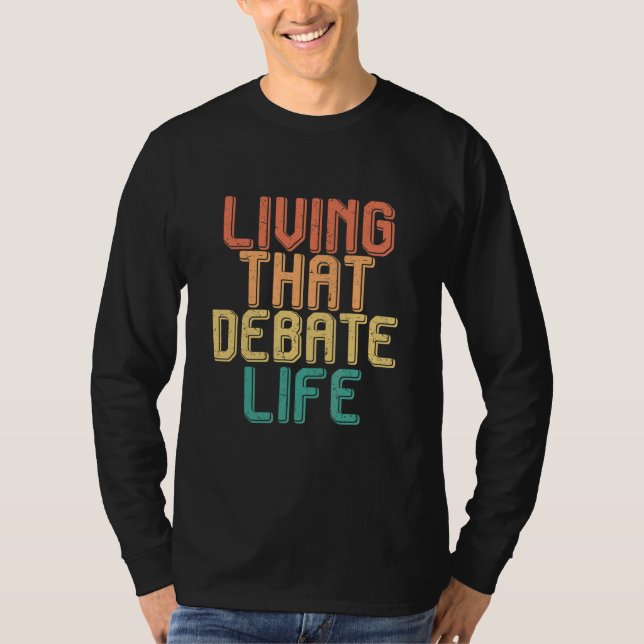 Camiseta Vivir vintage que DEBATE vida (Anverso)