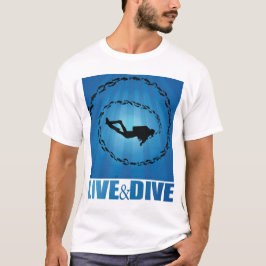 Camiseta Vivir y bucear Scuba Diver