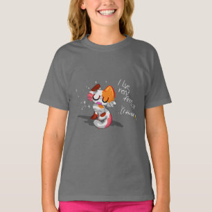 Camiseta ✨ "Vivo Alquiler gratis <3 (creo que 😰)" ✨ Cat