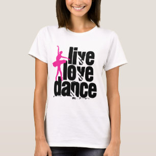 Camiseta Vivo, amor, bailarina de la danza