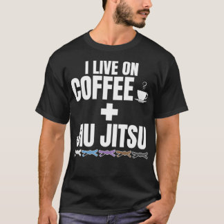 Camiseta Vivo en café y en BJJ brasileño Jiu Jitsu