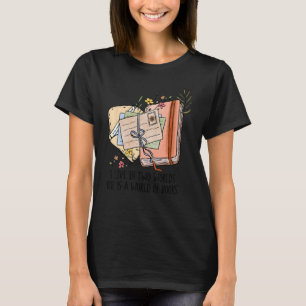 Camiseta Vivo En Dos Mundos Uno Es Un Mundo De Libros Fluid
