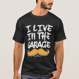 Camiseta Vivo En El Garage Dad Mechanic Daddy Car Reparació