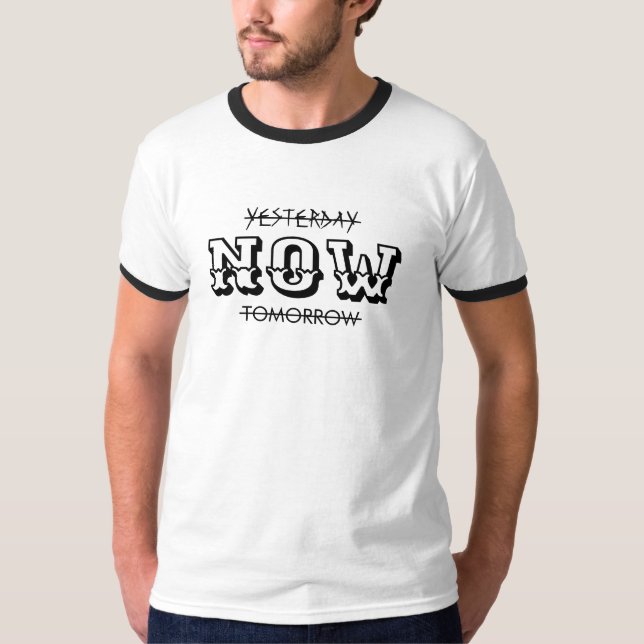 Camiseta Vivo en el momento presente (Anverso)
