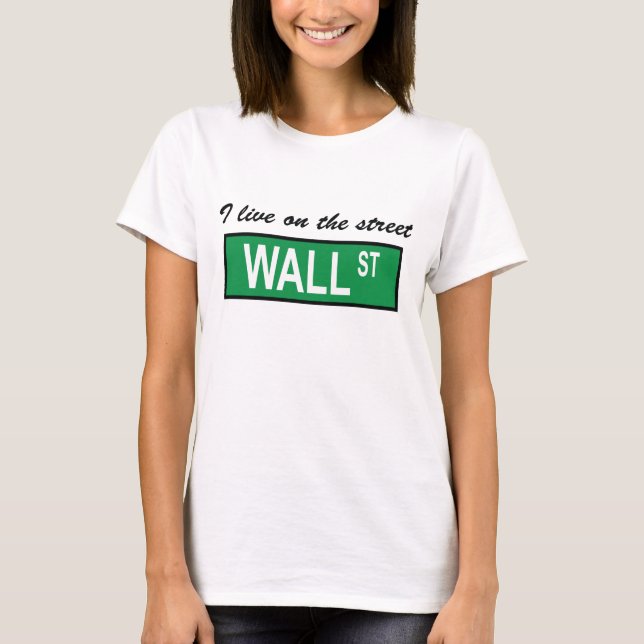 Camiseta "Vivo en la muñeca T de las señoras del Wall (Anverso)