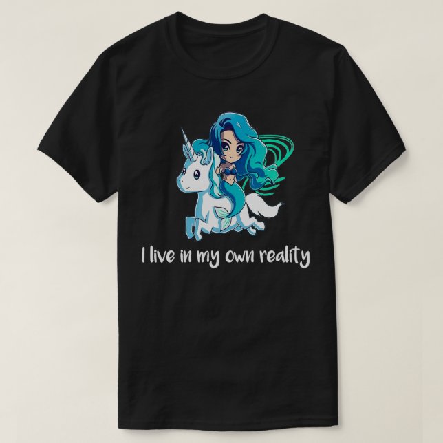 Camiseta Vivo En Mi Propia Realidad (Diseño del anverso)