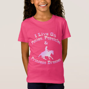 Camiseta Vivo en potros, Popsicles, y princesa Dresses
