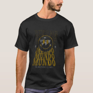 Camiseta Vivo Mi Mundo El Mundo Es Mío Globo