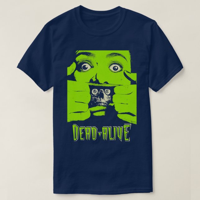 Camiseta Vivo muerto (Diseño del anverso)