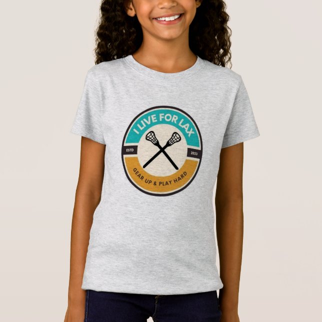 Camiseta Vivo Para Lax Classic Logo Chicas Tee (Anverso)