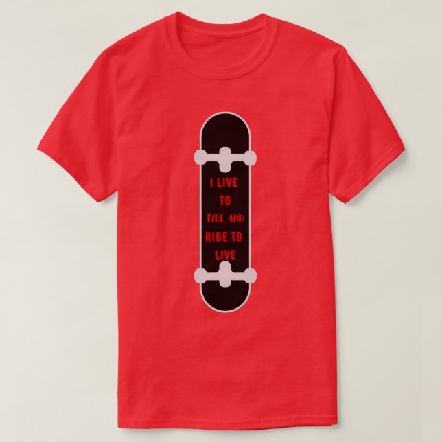Camiseta Vivo para montar y montar en vivo (Diseño del anverso)
