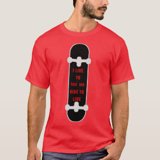 Camiseta Vivo para montar y montar en vivo