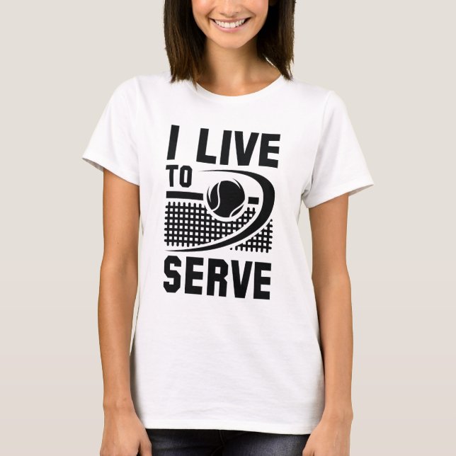 Camiseta Vivo Para Servir (Anverso)