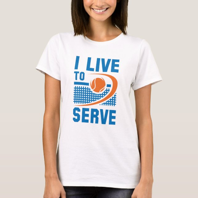 Camiseta Vivo Para Servir (Anverso)
