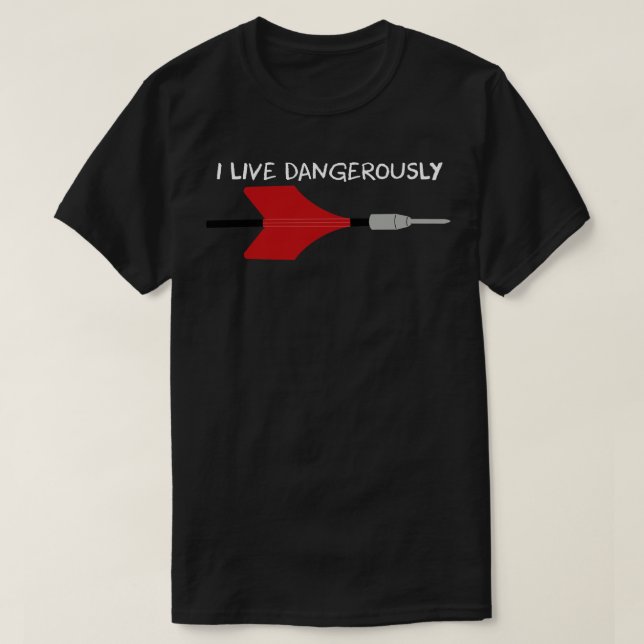 Camiseta Vivo peligrosamente (Diseño del anverso)