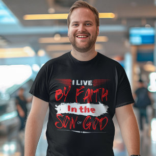 Camiseta Vivo por la Fe - Oración Espíritu Santo Cristo