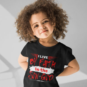 Camiseta Vivo por la Fe - Oración Espíritu Santo para Chica