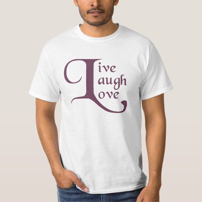 Camiseta Vivo, risa, amor (Anverso)