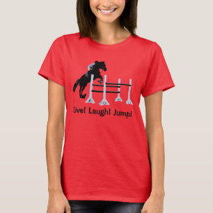 Camiseta ¡Vivo! ¡Risa! ¡Salto! Puente del caballo