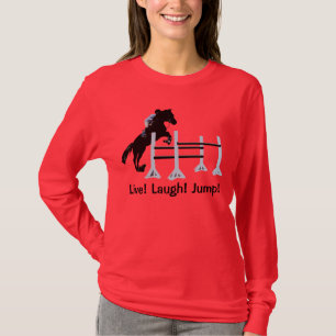Camiseta ¡Vivo! ¡Risa! ¡Salto! Puente del caballo