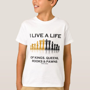 Camiseta Vivo una vida de reyes, del Queens, de grajos y de