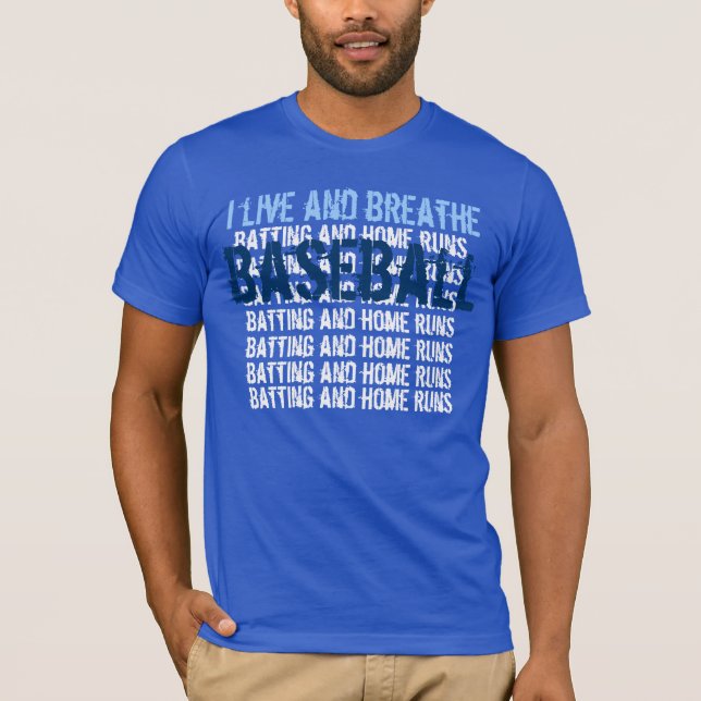 Camiseta Vivo y respiro el BÉISBOL G200 (Anverso)