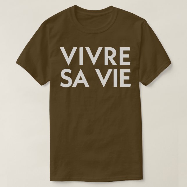 Camiseta Vivre Sa Vie (Diseño del anverso)