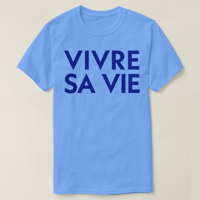 Camiseta Vivre Sa Vie 1 (Diseño del anverso)