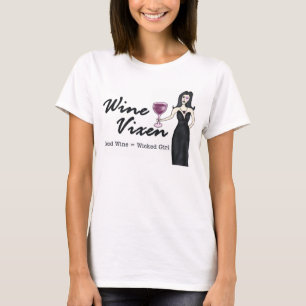 Camiseta Vixen "chica travieso " del vino
