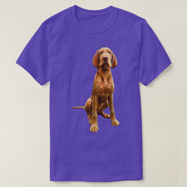 Camiseta Vizsla de cabello alambrado Perro asombroso (Diseño del anverso)