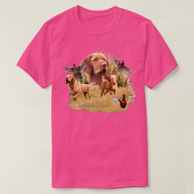 Camiseta Vizsla de cabello alámbrico húngaro (Diseño del anverso)