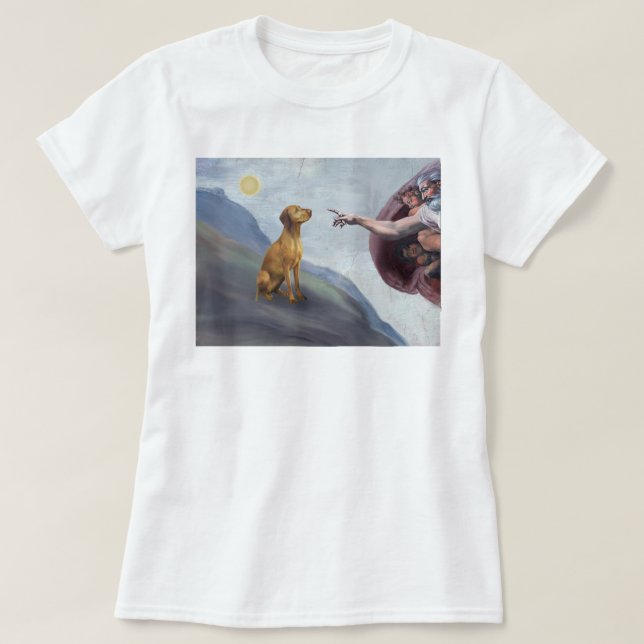 Camiseta Vizsla de Dios (Diseño del anverso)