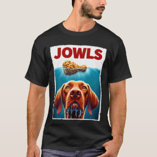 Camiseta Vizsla Divertido y Parodia de Pollo Frito Perro Ca