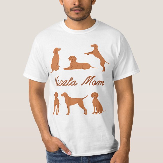 Camiseta Vizsla Dog Mom Tshirt (Anverso)