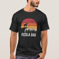 Vizsla Dog Sunset Retro Style para hombres mujeres
