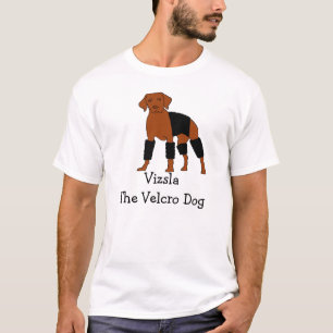 Camiseta Vizsla el perro del Velcro