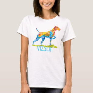Camiseta VIZSLA en PUNTO en colores vivos