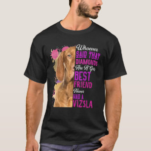 Camiseta Vizsla es el mejor amigo de una chica Mamá Día de