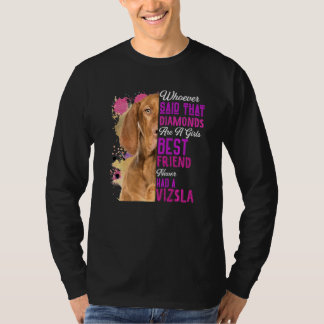Camiseta Vizsla Es Un Mejor Amigo Chica Perro Mamá Madres D