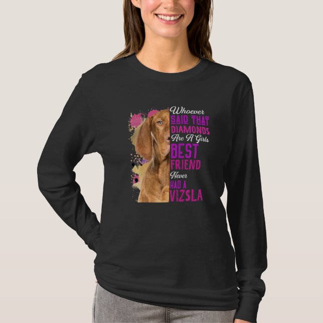 Camiseta Vizsla Es Un Mejor Amigo Chica Perro Mamá Madres D (Anverso)